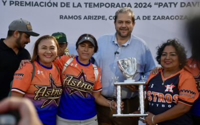 Arranca la temporada de sóftbol femenil 2025 en Ramos Arizpe con gran celebración