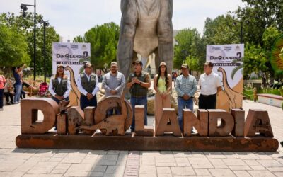 Dinolandia festeja su segundo aniversario en Ramos Arizpe