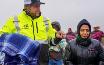 Implementa Ramos Arizpe operativo especial por frente frío; visita TG ejido Landeros