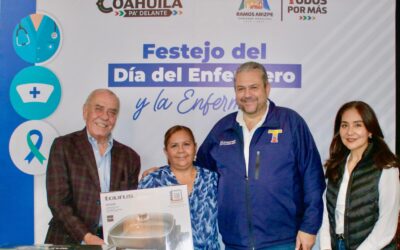 Enfermeras y enfermeros son un pilar de Ramos Arizpe: Tomás Gutiérrez