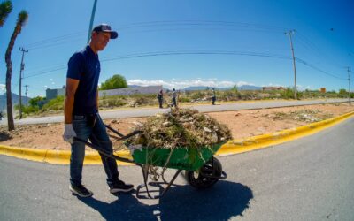Mantienen limpieza y conservación en distintos sectores de Ramos Arizpe