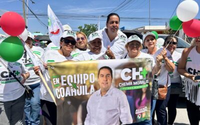 Chema Morales promueve estrategia “Coahuila Mejora” en Ramos Arizpe
