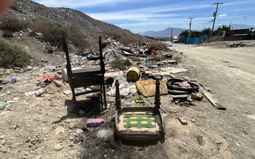 Detectan basurero clandestino en Valle Poniente; Servicios Primarios intervendrá la zona