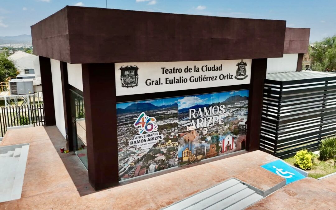 El Teatro Eulalio Gutiérrez Ortiz, un espacio para la cultura y el encuentro ciudadano