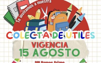 PRI Ramos Arizpe impulsa colecta de útiles escolares para apoyar a estudiantes