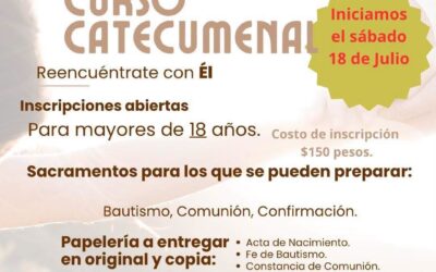 Parroquia San Francisco de Asís abre inscripciones para Curso Catecumenal dirigido a mayores de 18 años