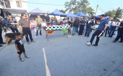 Recorren diversas corporaciones calles de Ramos Arizpe