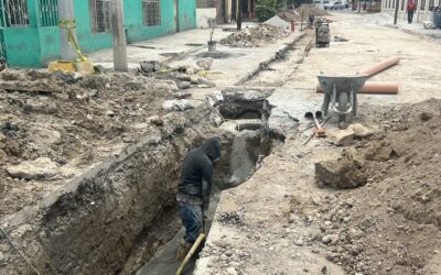 Renueva EMAS drenaje sanitario con más de 50 años de antigüedad en la colonia Jardín