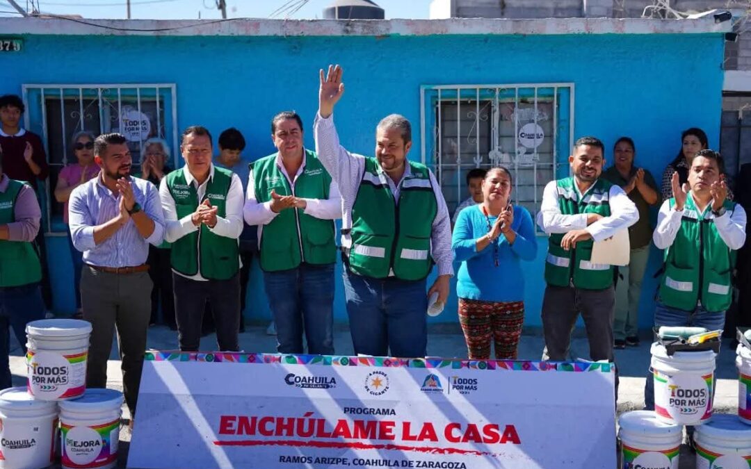 Avanza Ramos Arizpe en transformación de viviendas con Enchúlame la Casa