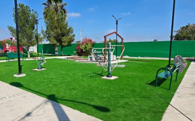 Avanza Ramos Arizpe en rehabilitación de plazas en Haciendas III y Analco I