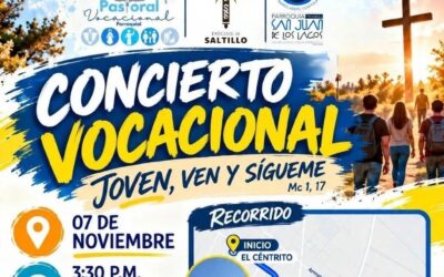 Invitan a jóvenes de Ramos Arizpe a participar en concierto vocacional